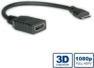Kable - Value Kabel HDMI HS Kbl+Eth. A-C BU/ST 0.15m - 11.99.5586 - miniaturka - grafika 1