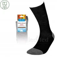 Skarpetki męskie - Skarpety Wełna Merynosa Jony Srebra czarne 35 - miniaturka - grafika 1