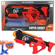 Zabawki militarne - KARABIN NA STRZAŁKI PIANKOWE + MAGAZYNEK - miniaturka - grafika 1