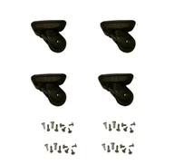 Sakwy rowerowe - Pro Zestaw kół do torby Mega zestaw = szt. Czarna inkl. Śruby YPRSBA0043 - miniaturka - grafika 1