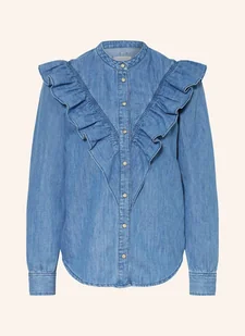 Pepe Jeans Bluzka Katia W Stylu Jeansowym blau - Bluzki damskie - miniaturka - grafika 1