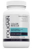Włosy, skóra, paznokcie - Foligain - Suplement na siwiejące włosy 60 kapsułek - miniaturka - grafika 1