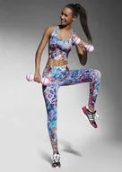 Legginsy - Damskie legginsy sportowe, Bas Bleu - miniaturka - grafika 1