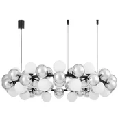 Lampy sufitowe - NOWOCZESNA LAMPA WISZĄCA CZARNA SAONA W60 - miniaturka - grafika 1