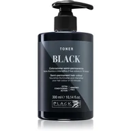Farby do włosów i szampony koloryzujące - Black Toner Czarny 300ml - miniaturka - grafika 1