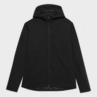 Koszulki sportowe męskie - Męski softshell 4F 4FSS23TSOFM140 - czarny - miniaturka - grafika 1