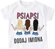Koszulki dla dziewczynek - koszulka dla 3 przyjaciółek z imionami - miniaturka - grafika 1