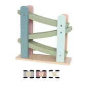 Samochody i pojazdy dla dzieci - JaBaDaBaDo Drewniana Zjeżdżalnia Dla Aut Teddy - miniaturka - grafika 1