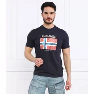 Koszulki męskie - Napapijri T-shirt S-GUIRO | Regular Fit - miniaturka - grafika 1
