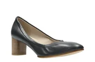 Półbuty damskie - Grace Isabella [black leather] - rozmiar 40 - miniaturka - grafika 1