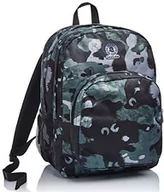 Plecaki - Plecak Invicta Strong, Camo Shade, Zielony, Podwójna Komora, Szkoła i Wypoczynek - miniaturka - grafika 1
