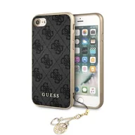 Etui i futerały do telefonów - Guess Etui hardcase GUHCI8GF4GGR iPhone 7/8 szary 4G Charms Collection GUHCI8GF4GGR - miniaturka - grafika 1