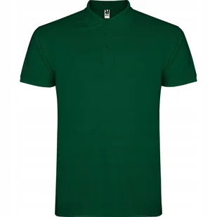 Koszulka POLO Męska Bawełna PIQUE Roly STAR 6638 ZIELONA Bottle L - Koszulki męskie Koszulka POLO Męska Bawełna PIQUE Roly STAR 6638 ZIELONA Bottle L - Koszulki męskie - miniaturka - grafika 1