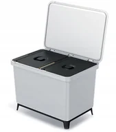 Akcesoria i części AGD - Kosz na śmieci SYSTEMA - popie - miniaturka - grafika 1