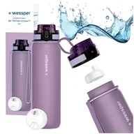 Butelki filtrujące - Wessper B4 Tritan Actitex Butelka filtrująca 0,5L fioletowa + filtr - miniaturka - grafika 1