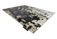 Dywany - Dywan DE LUXE nowoczesny 2079 Kostka brukowa cegła - Strukturalny złoty / szary żółty 240x340 cm - miniaturka - grafika 1