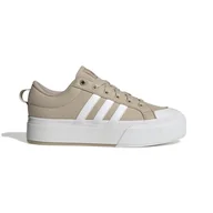 Półbuty damskie - Damskie Buty ADIDAS BRAVADA 2.0 PLATFORM JI1798 – Beżowy - miniaturka - grafika 1