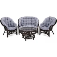 Meble ogrodowe - Home&Garden Meble ogrodowe rattanowe Diego Brown / Grey 3+1 817581 - miniaturka - grafika 1