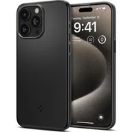 Etui i futerały do telefonów - Spigen Thin Fit do iPhone 15 Pro Max black - miniaturka - grafika 1