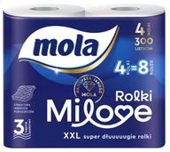 Papier toaletowy - Mola Milove Papier toaletowy 3-warstwowy 4 szt. - artykuł higieniczny - miniaturka - grafika 1