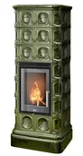 Piece wolnostojące - ABX Piecyk kaflowy Kaledonie Exclusive XL - Zielony - miniaturka - grafika 1