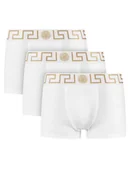 Majtki męskie - Versace Komplet 3 par bokserek AU10326 Biały - miniaturka - grafika 1
