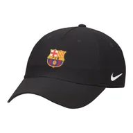 Czapki damskie - Czapka z daszkiem Nike FC Barcelona Club FN4859 (kolor Czarny, rozmiar L/XL) - miniaturka - grafika 1