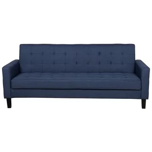 Beliani Sofa rozkładana ciemnoniebieska VEHKOO - Sofy i kanapy - miniaturka - grafika 1