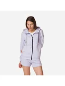 Bluzy damskie - Bluza Rossignol W Logo Sweat Fz Hood Ft szary S - miniaturka - grafika 1
