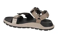 Moda i Uroda OUTLET - Ecco Męskie sandały EXOWRAP M 3S TEX, Moon Rock/Taupe, 46 EU, Moon Rock Taupe, 46 EU - miniaturka - grafika 1