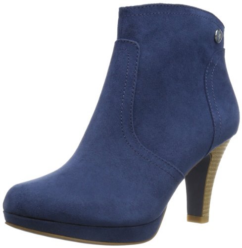 s.Oliver Casual 5-5-25313-22 damskie kozaki, niebieski - niebieski denim 802-38 EU