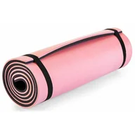 Maty do ćwiczeń - Mata Spokey Campinos XPE Eva czarno-różowa 928264 - miniaturka - grafika 1