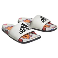 Klapki i japonki damskie - Klapki adidas Adilette Comfort W IE4971 białe - miniaturka - grafika 1