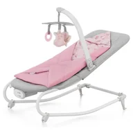 Leżaczki i huśtawki - Bujaczek leżaczek z becikiem Kinderkraft FELIO 2 Peony Rose - miniaturka - grafika 1