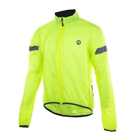 Kurtki męskie - Męska Kurtka Rowerowa Rogelli Protect | Fluor - Rozmiar S - miniaturka - grafika 1