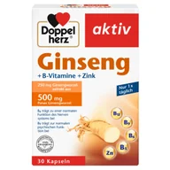 Witaminy i minerały - Doppelherz® aktiv Żeń-szeń z witaminami z grupy B i cynkiem, 30 kapsułek - miniaturka - grafika 1