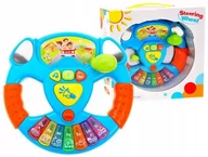 Zabawki interaktywne dla dzieci - LT173 Zabawkowa Kierownica Dla Dzieci Interaktywna - miniaturka - grafika 1