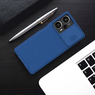 Pancerne etui Xiaomi Redmi Note 12 Turbo / Xiaomi Poco F5 z osłoną na aparat Nillkin CamShield Pro Case - czarne - Etui i futerały do telefonów - miniaturka - grafika 17