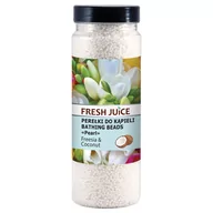 Kosmetyki do kąpieli - Green Pharmacy Pharm FRESH JUICE PEREŁKI DO KĄPIELI 450G FREESIA&COCONUT - miniaturka - grafika 1