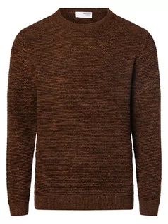 Swetry męskie - Selected - Sweter męski  SLHVince, brązowy - grafika 1