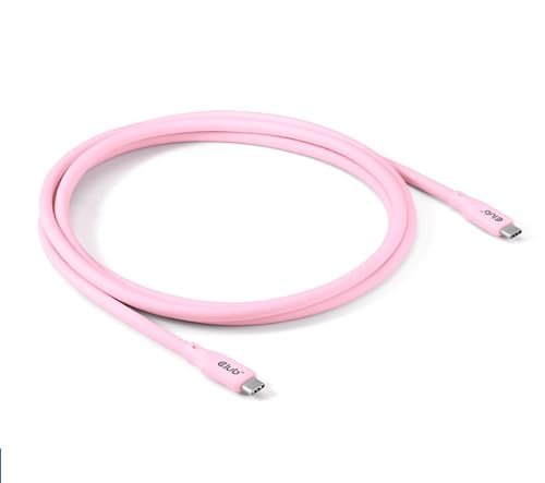 Club 3D Club3D Lifestyle USB-C Kabel  PD 240W,20Gbps  2m pink  St/St retail