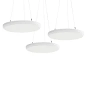 Meble modułowe i akcesoria - Panel akustyczny SATELLITE, sufitowy, Ø600 mm, 3 szt., biały - miniaturka - grafika 1