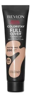 Podkłady do twarzy - Revlon Colorstay 24HRS Full Cover Podkład kryjąco-matujący nr 200 Nude 30ml - miniaturka - grafika 1