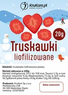 Kisiel - K2024 - Truskawki liofilizowane plastry 20g - miniaturka - grafika 1