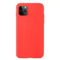 Etui i futerały do telefonów - Silicone Case elastyczne silikonowe etui pokrowiec iPhone 11 Pro czerwony - miniaturka - grafika 1