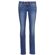 Spodnie damskie - Pepe Jeans Jeansy damskie Venus, Niebieski (Denim-d24), 32W / 32L - miniaturka - grafika 1