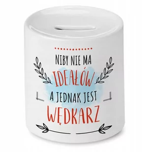 Skarbonka Dla Wędkarza na Imieniny Prezent z Nadrukiem ze Zdjęciem - Skarbonki - miniaturka - grafika 1