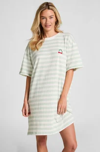 Hunkemöller Koszula nocna z okrągłym dekoltem Zielony - Bielizna nocna - miniaturka - grafika 1
