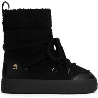 Śniegowce damskie - Tommy Hilfiger Ocieplane śniegowce shearling - miniaturka - grafika 1