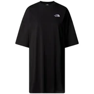 Koszulki sportowe damskie - Koszulka damska The North Face W S/S Essential Oversize Tee Dress Rozmiar: L / Kolor: czarny - miniaturka - grafika 1